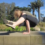 Extend the legs away from you.